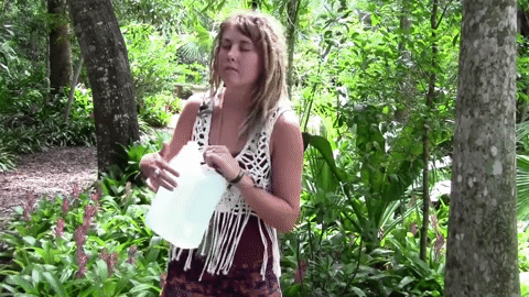 animated gif of Kelsey performing Primordial Rhythm Meditation