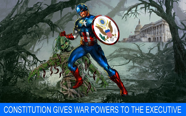 Biden is the Swamp - Executive has war powers to face constitutional corruption