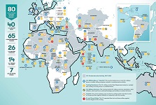 World Map - Counterterrorism U.S. Military OPS 2019