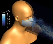 Covid cough simulation animated