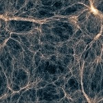 Dark Matter Distribution Simulation Map - Teyssier M