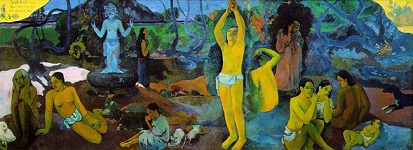 Where Do We Come From What Are We Where Are We Going - Paul Gaugin - Tahiti, 1897