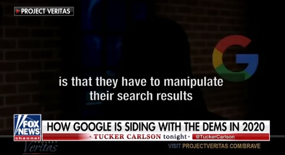 Veritas undercover video Google bias