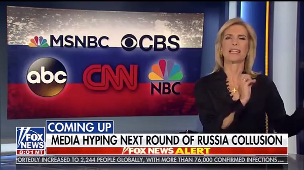 video - Ingraham Angle Jan 20, 2020 exposes media effort to revive Trump Russia Collusion Hoax