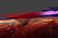 A space time wormhole in the center of our Milky Way could act as a galactic transport system