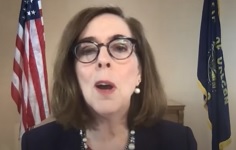 Oregon Governor Brown explains plan to mollify BLM and anarchist rioters