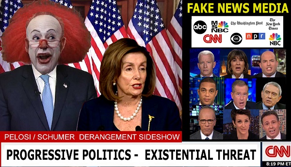 Speaker Pelosi and Chuck Schumer conduct a partisan political sideshow