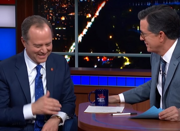 Schiff on Late Night comedy TV