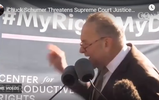 Chuck Schumer speech threatening justices of the Supreme Court