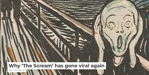 The Scream as meme for the syndrome afflicting rational minds coping with the progressive political TDS dystopia