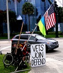 Vets join Ukraine Foreign Legion street sign