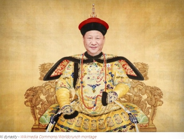 Xi Jinping portrayed as Emperor of China