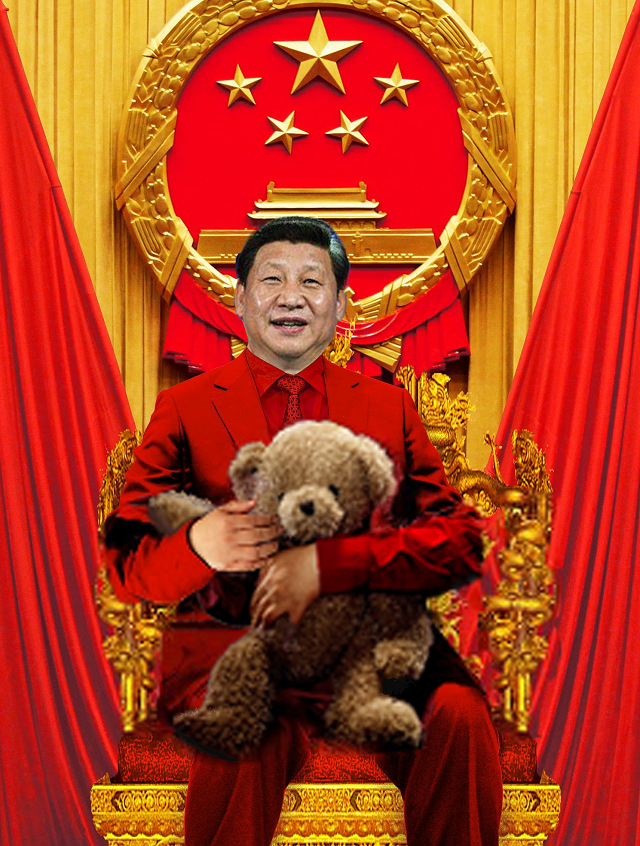 Xi Jinping - emperor light with his Pooh Bear