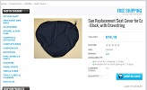 Sun EZ Replacement Seat Cover - Niagra Cycle