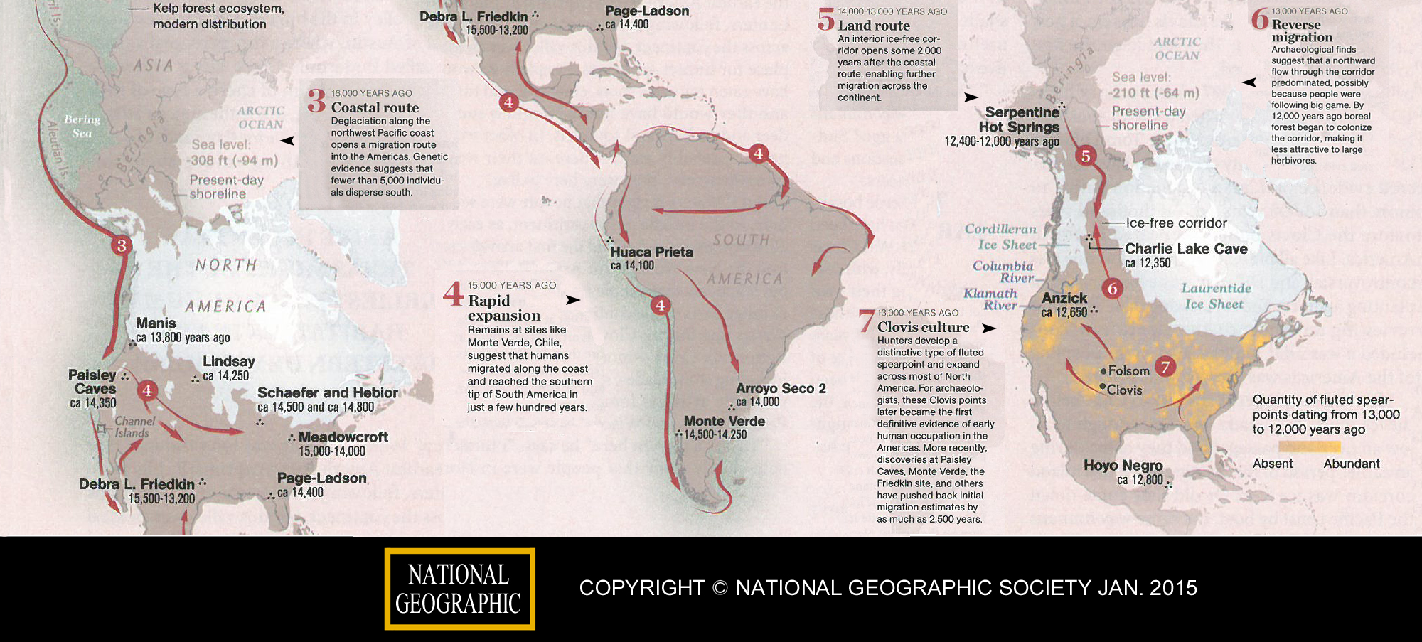 Reconstruction of Naia of Hoyo Negro - Early Paleo Amerindian - National Geographic Magazine © 2015
