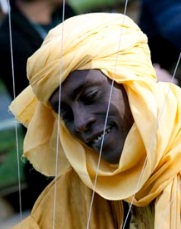 Mamane Barka of the desert Toubou- master of the Biram lute