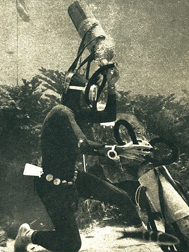 Exchanging scuba rigs was something I was used to