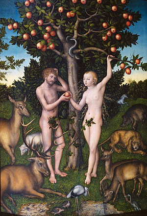 Adam and Eve, Cranach