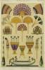 Egyptian Water Lily Motifs on Fans and Oars