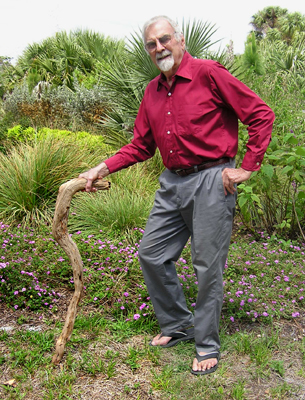 My miraculous staff 20 years later (2009 in Florida)