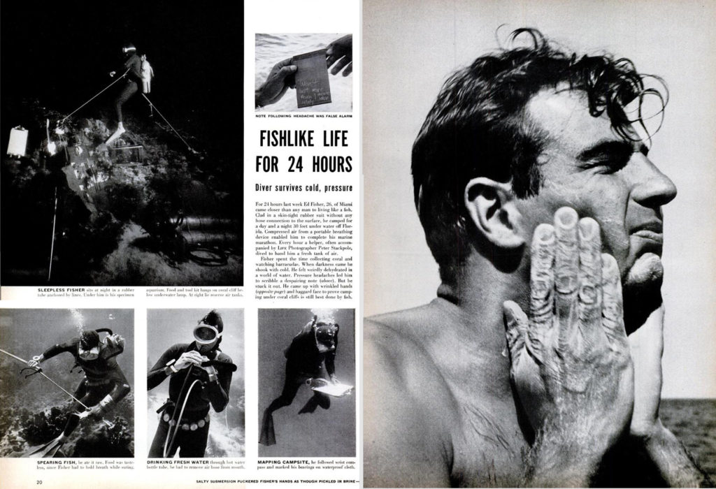 24 Hour Dive - Life Magazine, Aug 2, 1954