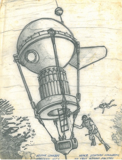 Fig. 1 prototype manned uw habitat