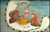 Vishnu and Lakshmi seated on Shesha Naga